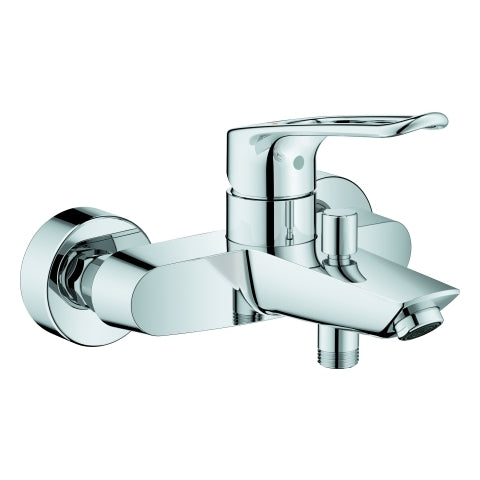 Grohe - EH-Wannenbatt. EUROSMART 25241_3 Wandmontage offener Hebel chrom