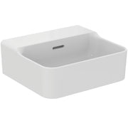 Ideal Standard - Handwaschbecken CONCA, o.Hl., m.Ül., 400x350x165mm, Weiß mit IdealPlus