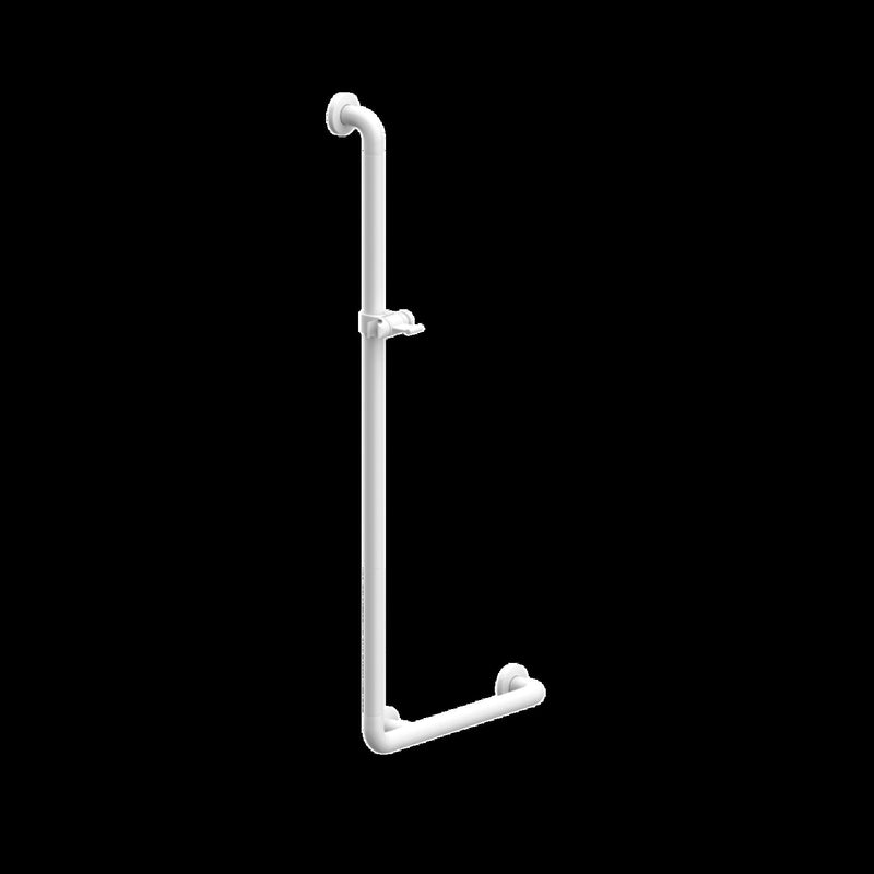 Normbau - Nylon 300 Winkelgriff 0300652 a=460x1086 m.Brausehalter Weiß