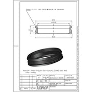 Lorowerk - LORO-X-Dichtelement 00911. DN 100 für LORO-X-Rohr