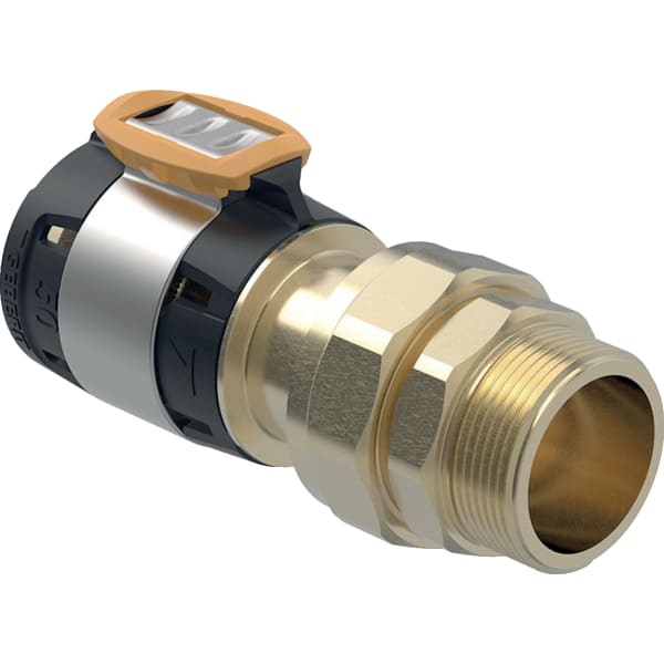 Geberit Vertriebs - FlowFit Übergangsverschraubung mit AG SiBr d50-R1 1/2