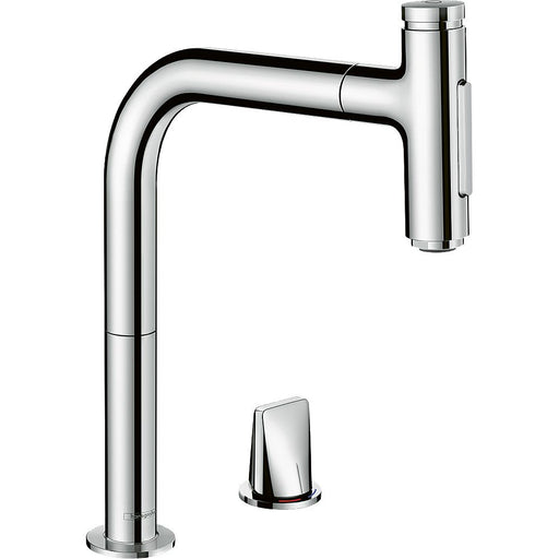 Hansgrohe - 2-Loch SPTM 200 METRIS Select M71 Ausziehbrause 2jet chrom