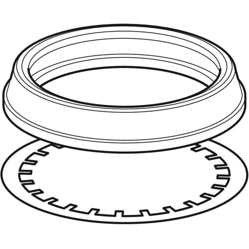 Geberit Vertriebs - Set Krallenband mit Dichtung zu Silent-db20 Stütz- und Dehnmuffe d110
