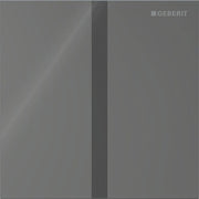 Geberit Vertriebs - Typ 40 UR-Strg. m. elektron. Sp-Ausl. Batt.-Betr., Square, Glas, Lava