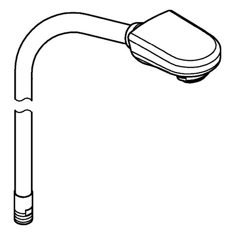 Grohe - Auslaufbrause 46674 chrom