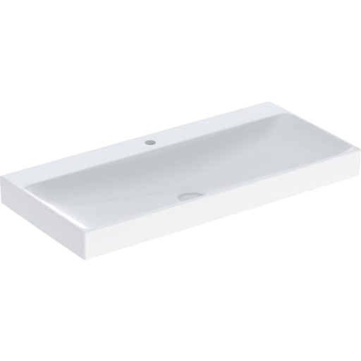 Geberit Vertriebs - ONE Waschtisch 105x48 cm, Abg. verti. m. Hl., o. Ül., weiß, KeraTect
