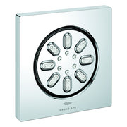 Grohe - Seitenbrause 26802 Rainshower Aqua eckig 2 Strahl 3,3 l/min chrom