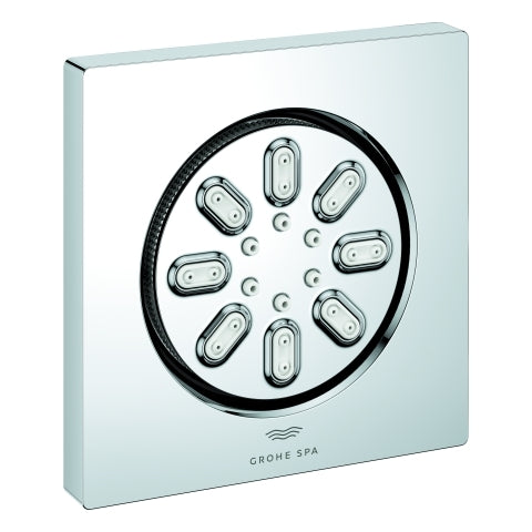Grohe - Seitenbrause 26802 Rainshower Aqua eckig 2 Strahl 3,3 l/min chrom