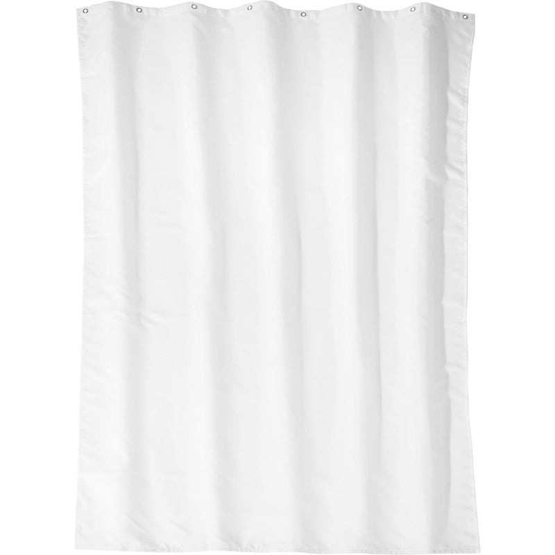 Adolf Schmidt - Brausevorhang Textil weiß waschbar H2000xB1800mm, 12 Ösen MS vc