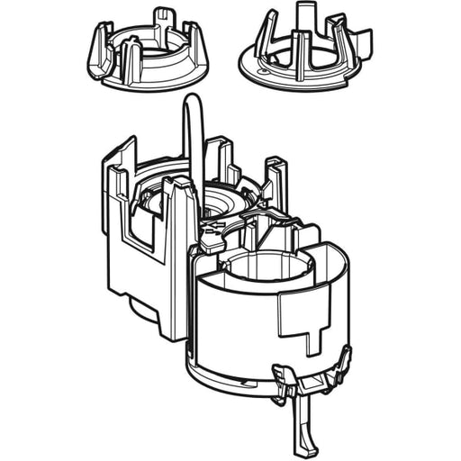 Geberit Vertriebs - Heber für 2-Mengen-Sp. zu WC-Strg. pneumatischer Sp-Ausl