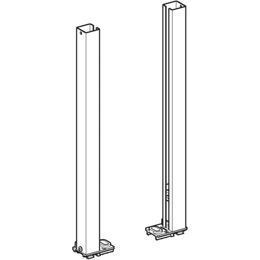 Geberit Vertriebs - Duofix Set Fußstützen für Fußbodenaufbauten 0-25 cm (2 St.)