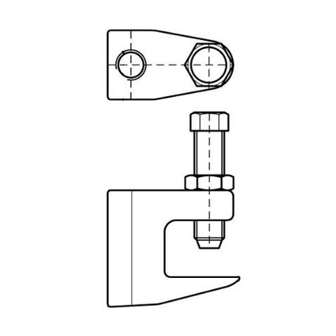 Walraven - Bis Trägerklammer Model C ev Vds/UL/FM 11mm