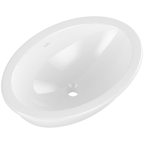 VILLEROY & BOCH - Einbauwaschbecken Loop&Friends 4A6300 660x470mm ov m. ÜL. Weiß Alpin cplus