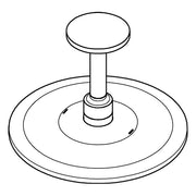 Grohe - Kopfbrauseset RAINSHOWER 310 SmartActive 26477 Deckenausl. moon white