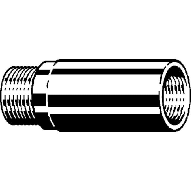 Viega - Verlängerung 3525 1/2 AG x 1/2 IG x 30mm Rotguss
