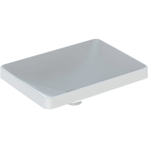 Geberit Vertriebs - Einbau-WT VARIFORM, rechteckig 550x400mm, ohne Hahnloch, o. Ül., weiß