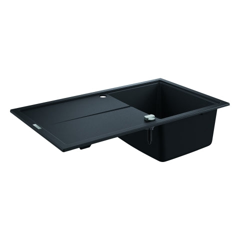 Grohe - Kompositspüle K400 31640 1 Becken 860x500mm mit ATF re/li granit schwarz