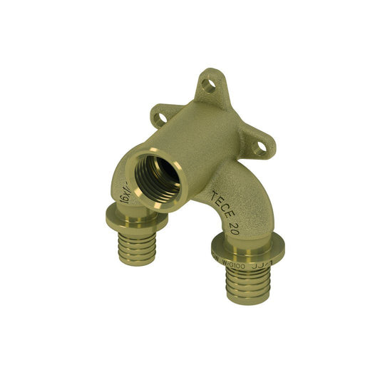 TECE SE - TECEflex U-Doppelwandscheibe, Rotguss 20xRp1/2x16, druckverlustoptimiert