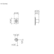 Dornbracht - Brausehalter LISSE 28050845 platin gebürstet