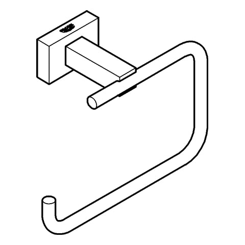 Grohe - WC-Papierhalter ESSENTIALS CUBE 40507 ohne Deckel chrom