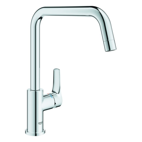Grohe - EH-SPT-Batterie Eurosmart 30618 Vor-Fenster-Montage hoher Auslauf chrom