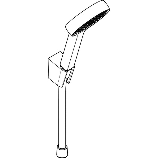 Hansgrohe - Brausehalterset Activera Select S 95 2jet EcoSmart Schlauch 1250mm chrom