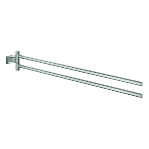 Grohe - Handtuchhalter ESSENTIALS Cube 40624_1 2-armig 439mm supersteel