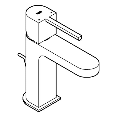 Grohe - EH-Waschtischbatterie PLUS 32612_3 S-Size hard graphite gebürstet