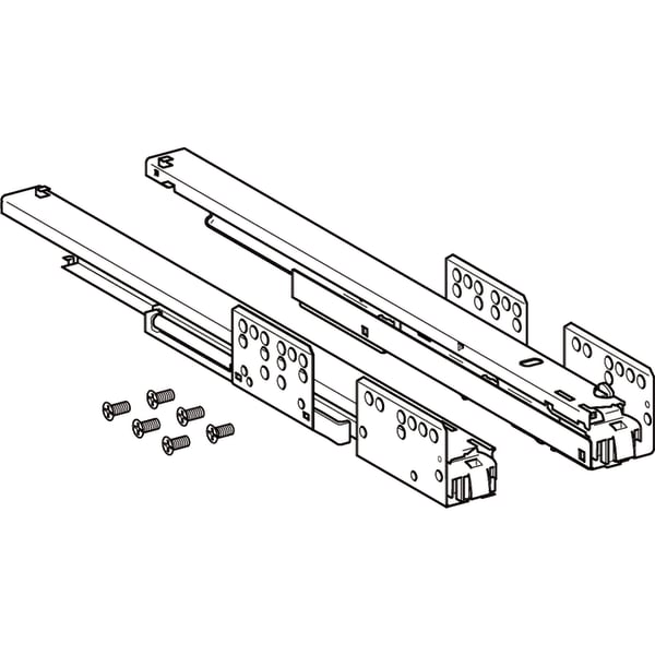 Geberit Vertriebs - Korpusschiene 350mm (1 Paar) zu RENOVA Nr.1 Plan