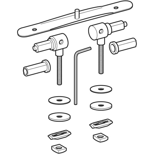 Geberit Vertriebs - Edelstahlscharniere zu 571010,573045,573640