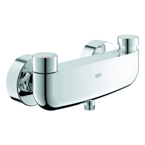 Grohe - Selbstschluß Brausearmatur 36320 EUROSMART/Wandmontage mit Mischung chrom