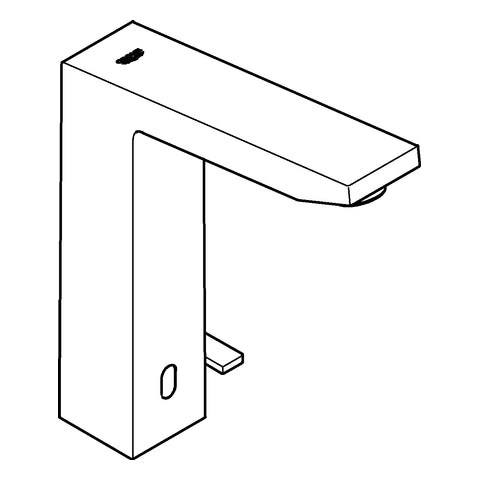 Grohe - WT-IR-Elektronik EUROCUBE E 36440 Mischung Temp.-begr. Steckertrafo chrom