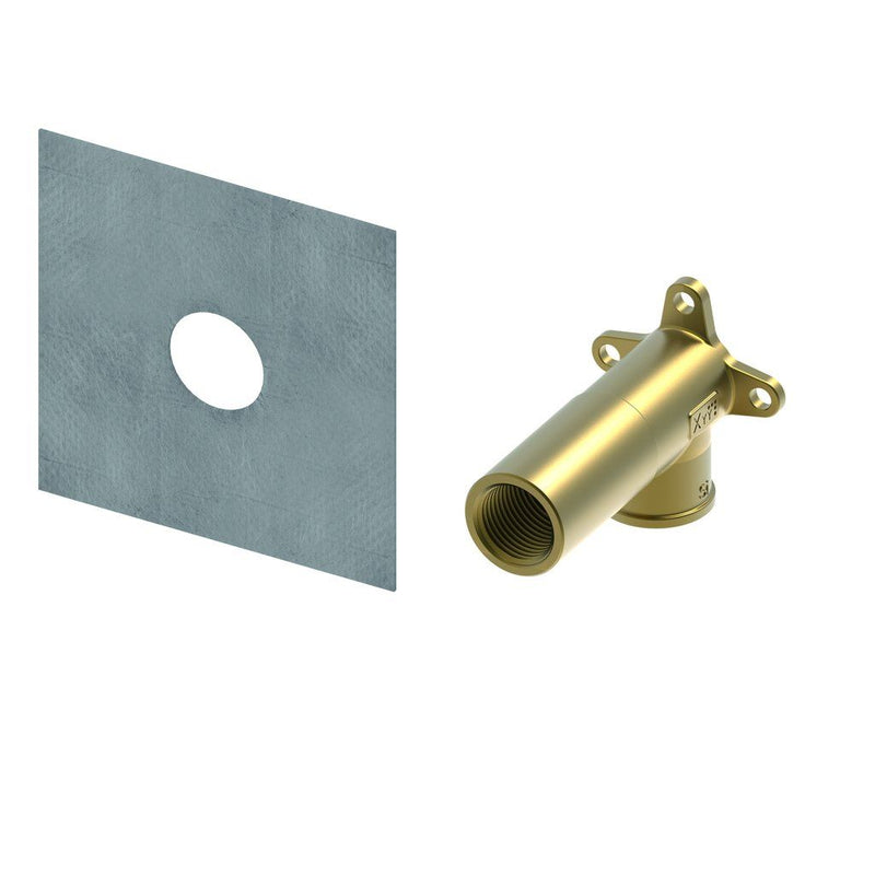TECE SE - TECEprofil System-Wandscheibe 1/2x1/2 lange Ausführung, Si-Bronze