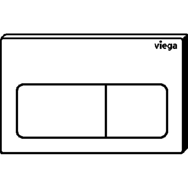 Viega - WC Betät.-Pl. VISIGN for Life 5 8601.1 aus Kunststoff edelmatt