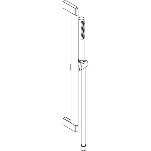 Hansgrohe - Brauseset Pulsify S 100 1j EcoSmart+ mit Brausestange 650mm mattschwarz