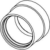 TECE - flex Druckhülse 20mm, vernickelt für PEX-Rohr, # 704020