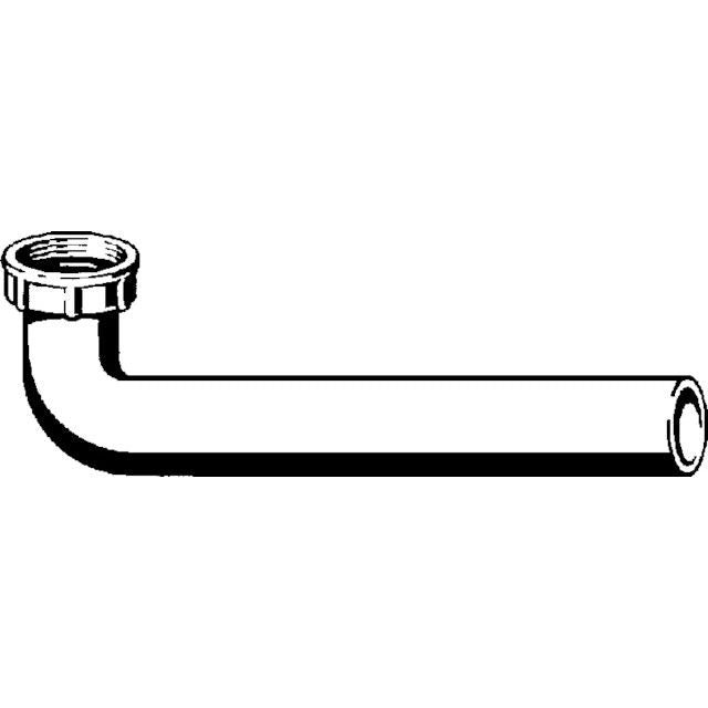 Viega - Baugruppe Ablaufbogen 791-880 11/2x40x270mm Kunststoff weiss