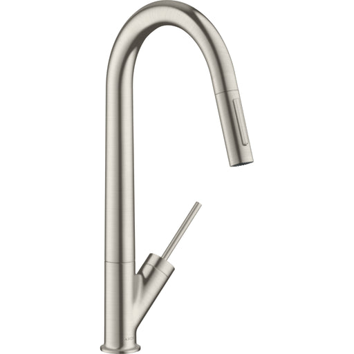 Hansgrohe - Spültisch EHM AXOR STARCK 10821 edelstahl mit Ausziehbrause