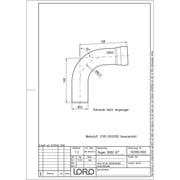 Lorowerk - Bogen 00300.050O DN 50 87 Grad