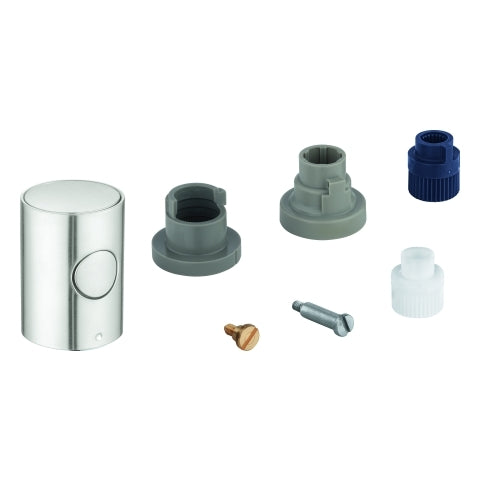 Grohe - Metallgriff 47984 DN 15 Mengengriff mit EcoButton supersteel