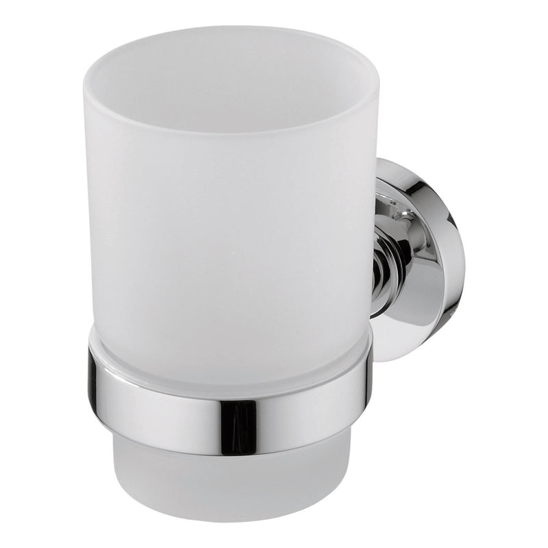 Ideal Standard - Zahnbecher IOM aus satiniertem Glas Chrom