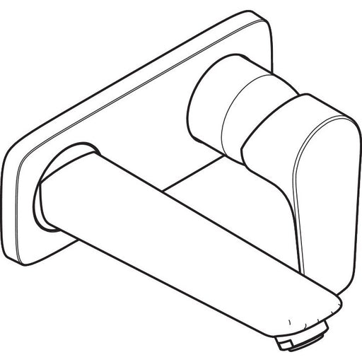 Hansgrohe - 2-Loch Waschtischmischer Unterputz 165mm, chrom