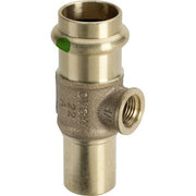 Viega - T-Stück SANPRESS 2217.4 18mm x 1/4 x 18mm Rotguss