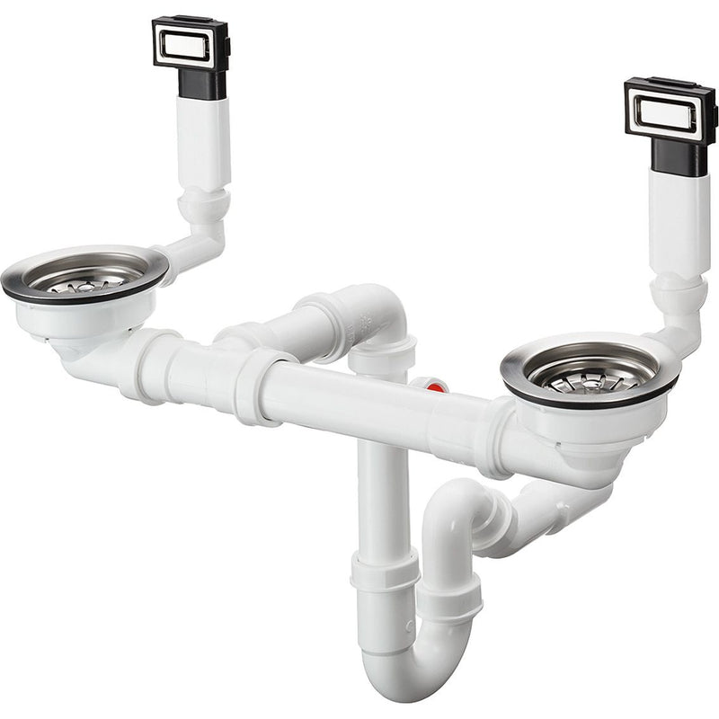 Hansgrohe - Manuelle Ab- und Überlaufgarnitur 370 x 370 D15-10 BSO