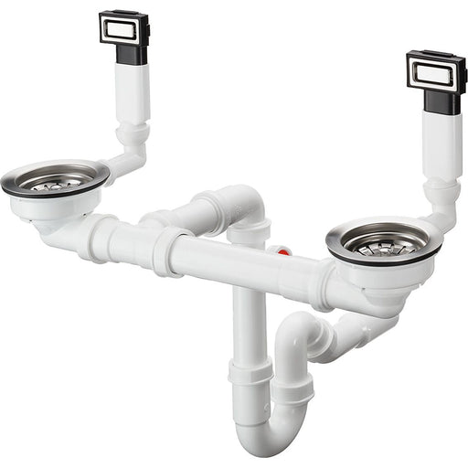 Hansgrohe - Manuelle Ab- und Überlaufgarnitur 370 x 370 D15-10 BSO