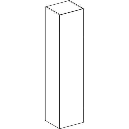 Geberit Vertriebs - Hochschrank XENO2 mit einer Tür und Innenspiegel, 40x170x35,1cm, greige