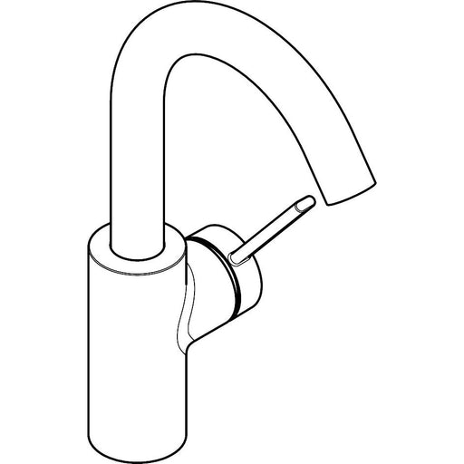 Hansgrohe - WTM 210 Zesis S Schwenkauslauf Push-Open-Ablaufgarnitur chrom