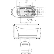 Hansgrohe - Badewanne AXOR Urquiola 1800mm