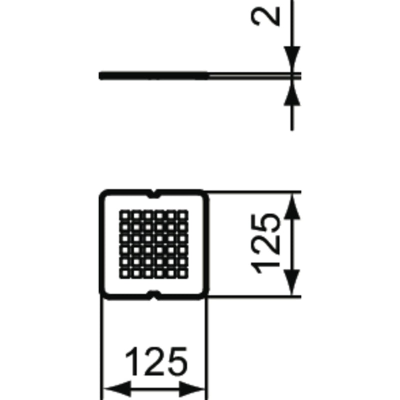 Ideal Standard - Ablaufabdeckung ULTRA FLAT S, Edelstahl