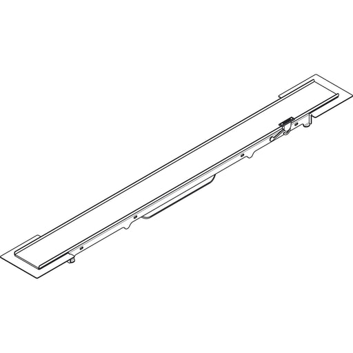 Hansgrohe - Duschrinne RAINDRAIN Rock 600 mm kürzbar und befliesbar